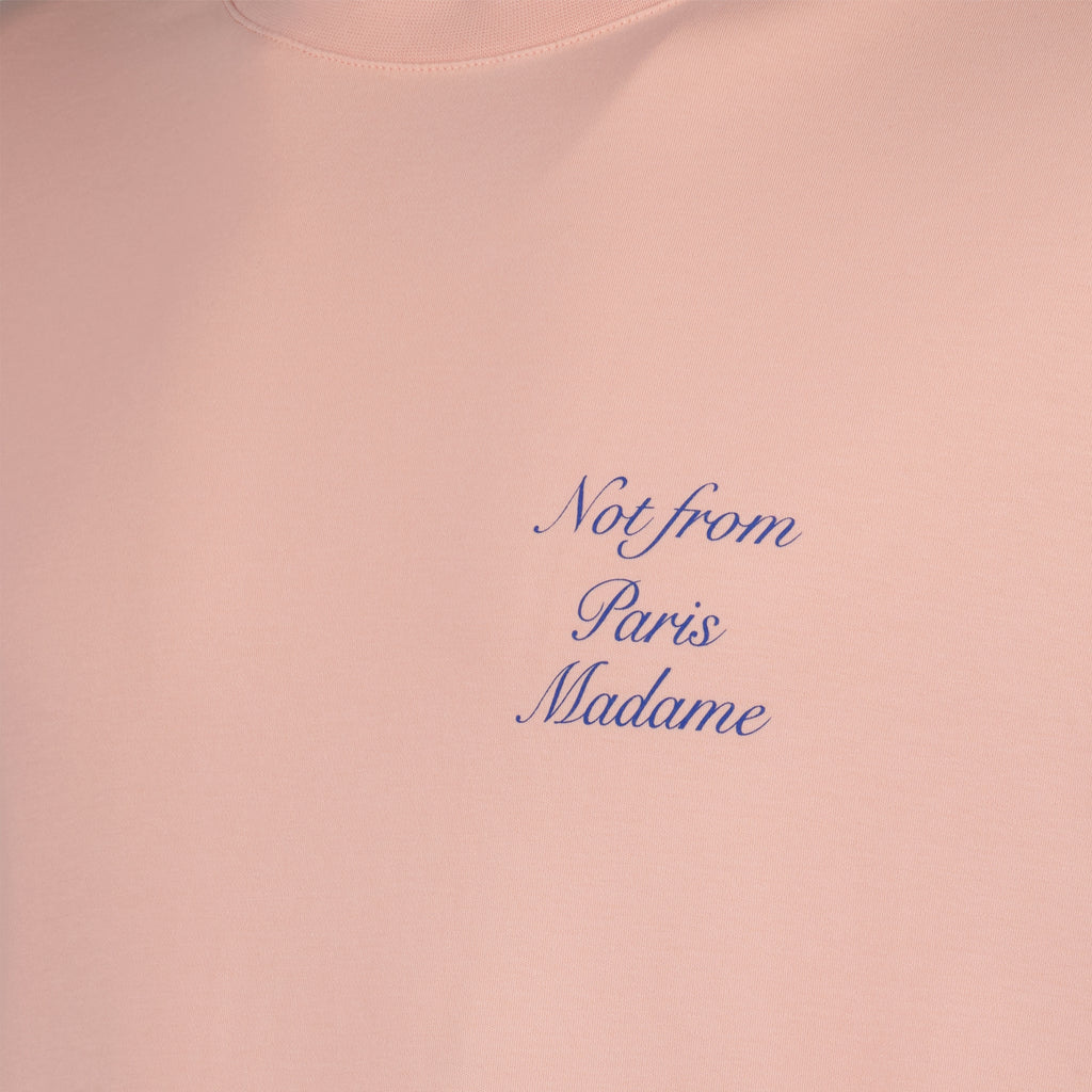 Tシャツ カースィブスローガンTシャツ Drole De Monsieur ピンク メンズ