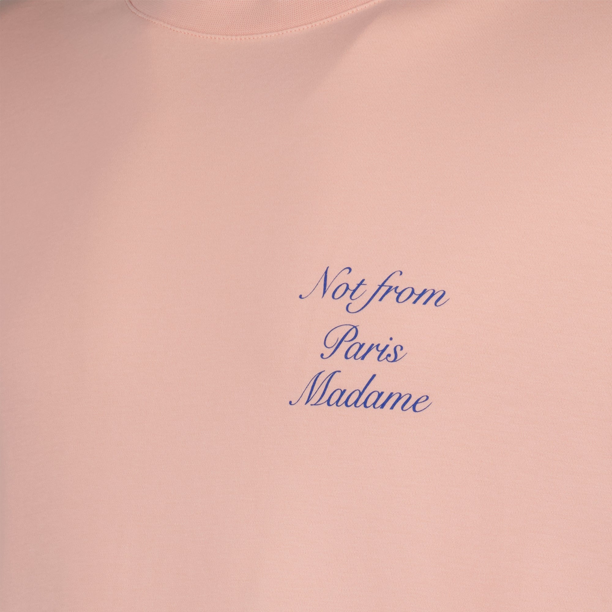 Tシャツ カースィブスローガンTシャツ Drole De Monsieur ピンク メンズ