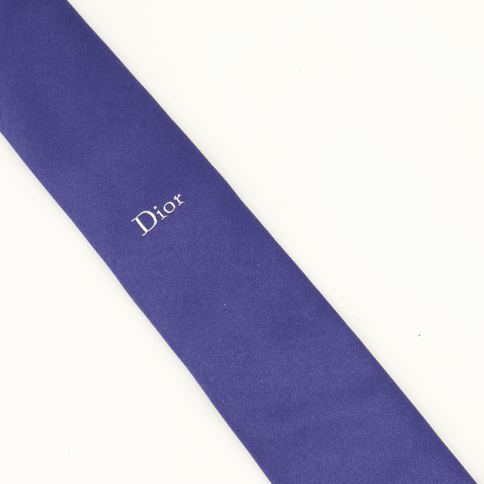 Écharpes, foulards et gants Cravatta in seta blu Dior Bleu foncé Homme