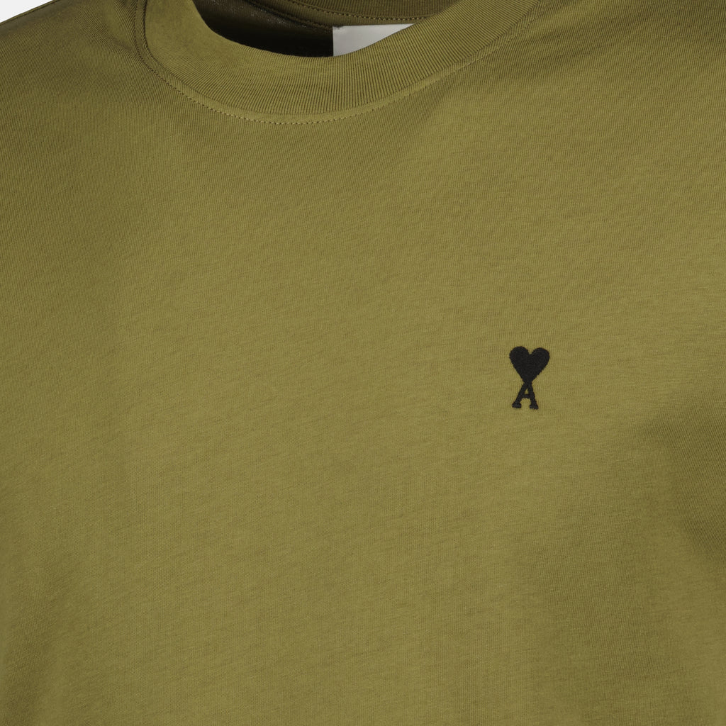 Bild des Heart Ami T-Shirts der Marke Ami PARIS für Herren - Herbst-Winter Saison 2025 - Detailansicht 6