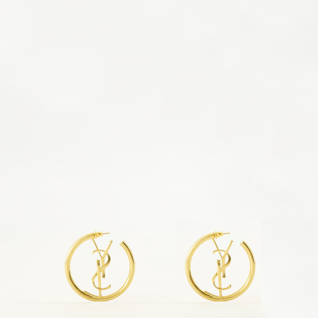 Bijoux Pendientes de Aro Dorados Cassandre Saint Laurent Doré Femme