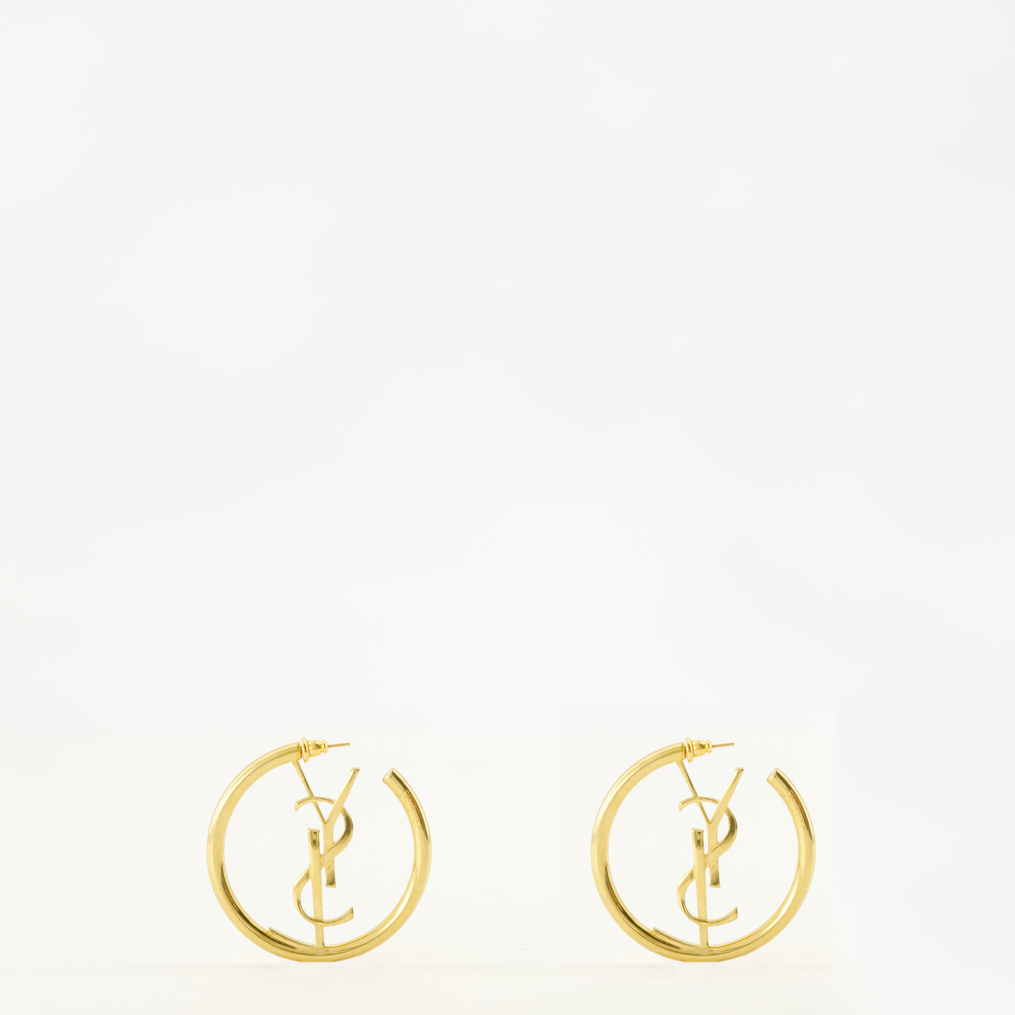 Bijoux Pendientes de Aro Dorados Cassandre Saint Laurent Doré Femme