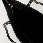 Tote bags Rockstud Tote Bag Valentino Garavani Black Femme