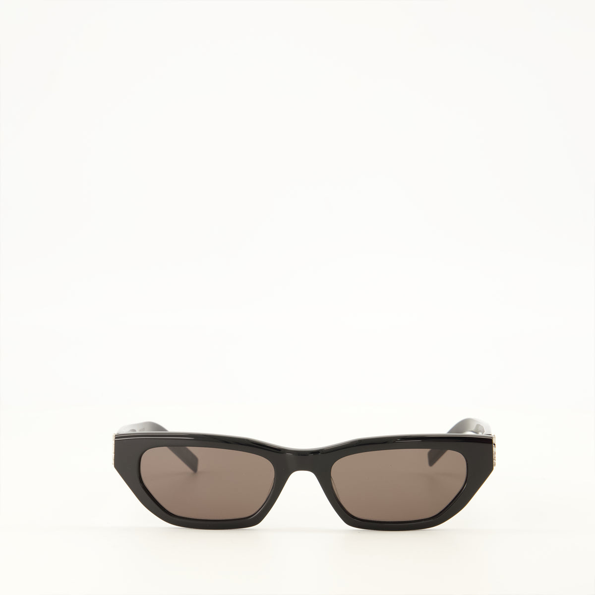 Lunettes SL M126 Schwarze Sonnenbrille Saint Laurent Noir Femme