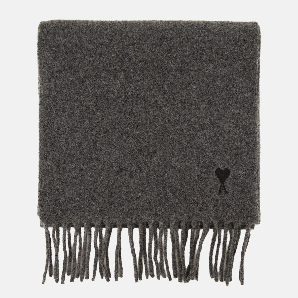 Écharpes, foulards et gants Grau Wollschal Ami PARIS Gris Unisexe
