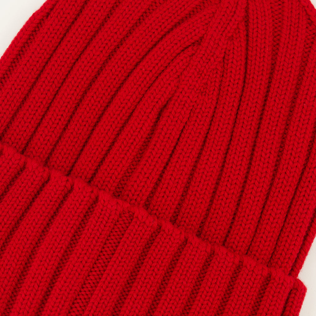 Chapeaux, casquettes et bonnets Gorro de Lana Rojo con Logo Moncler Rouge Femme