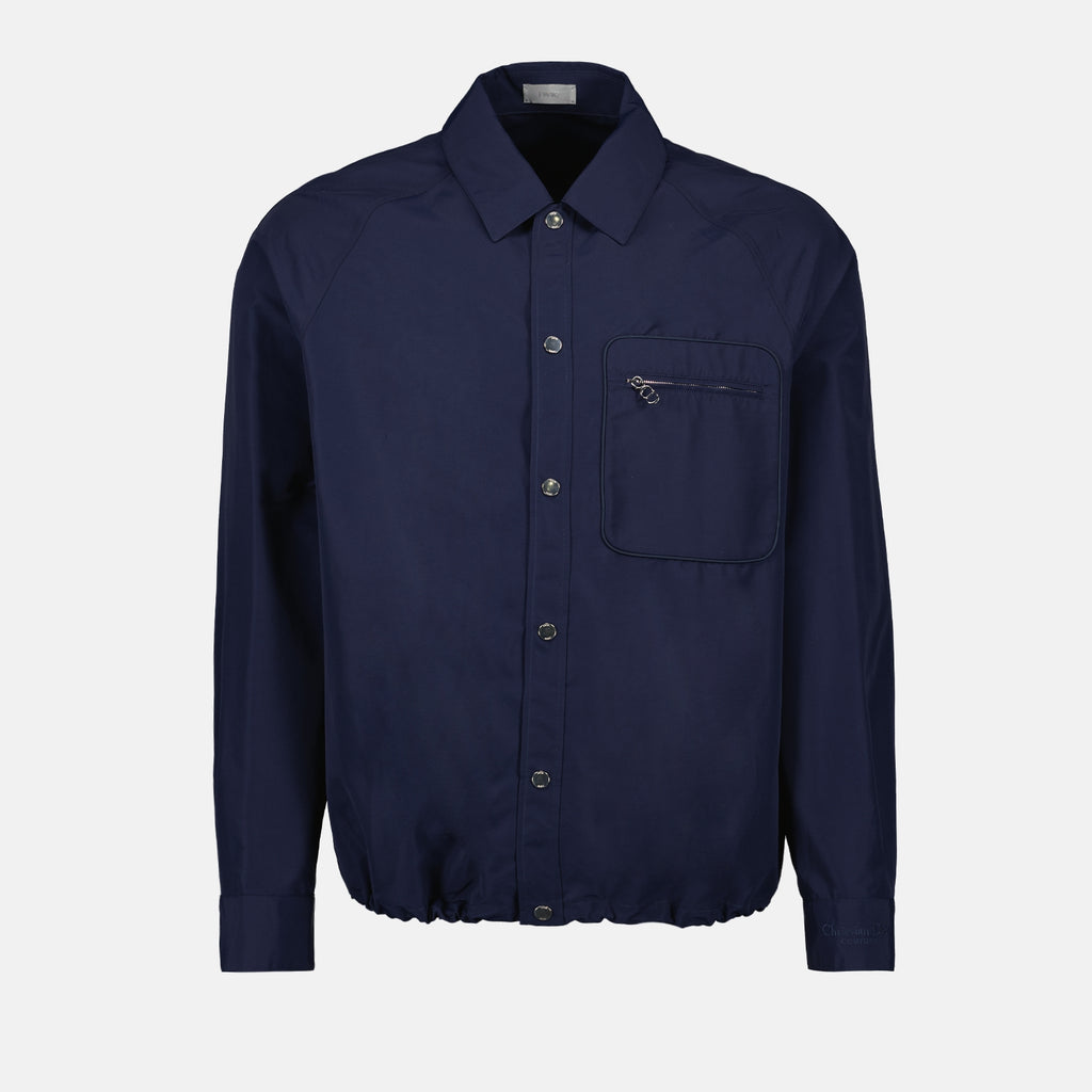 Shirts Embroidered Shirt Dior Couture Dior Blue Homme