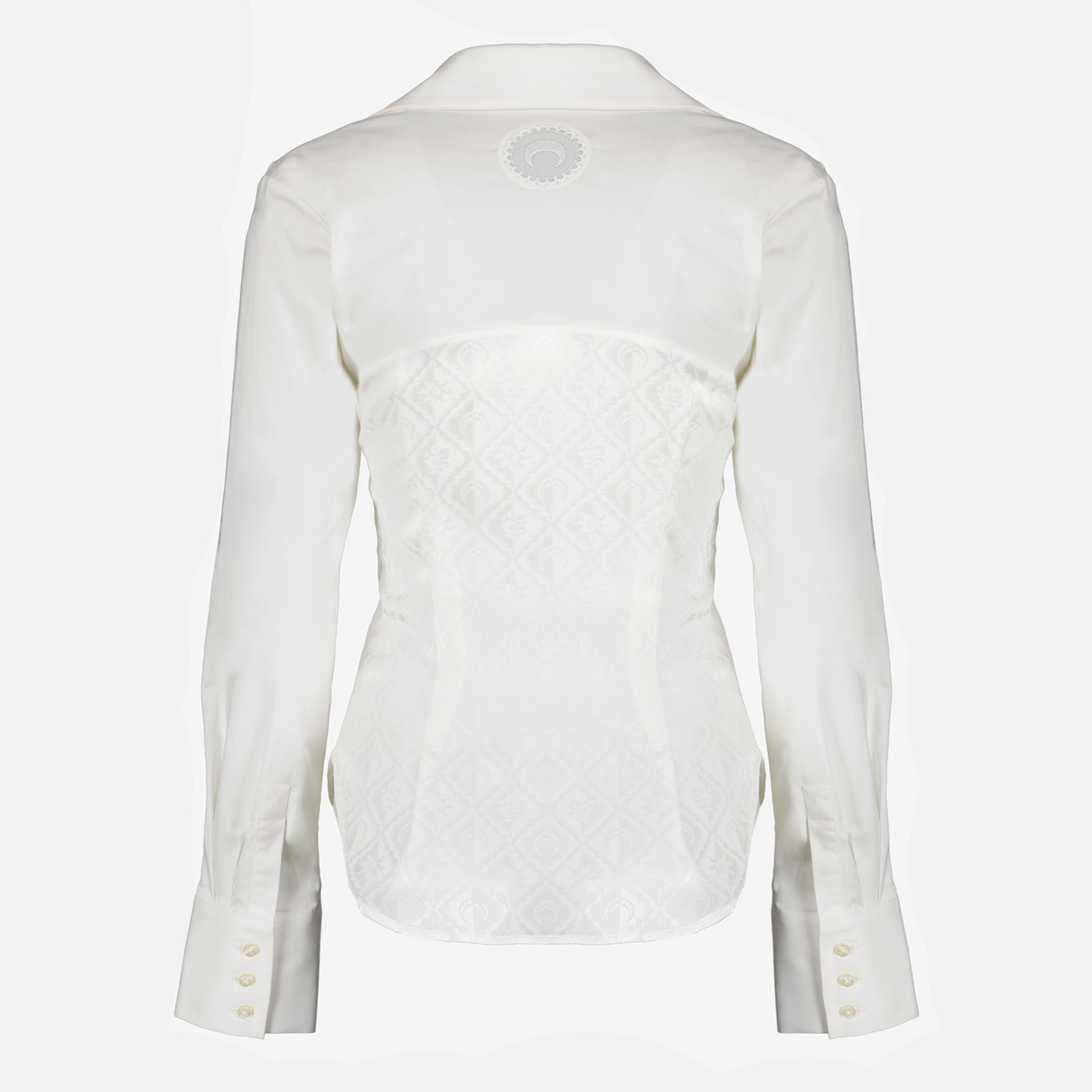 Chemises ホワイトジップアップシャツ Marine Serre Blanc Femme