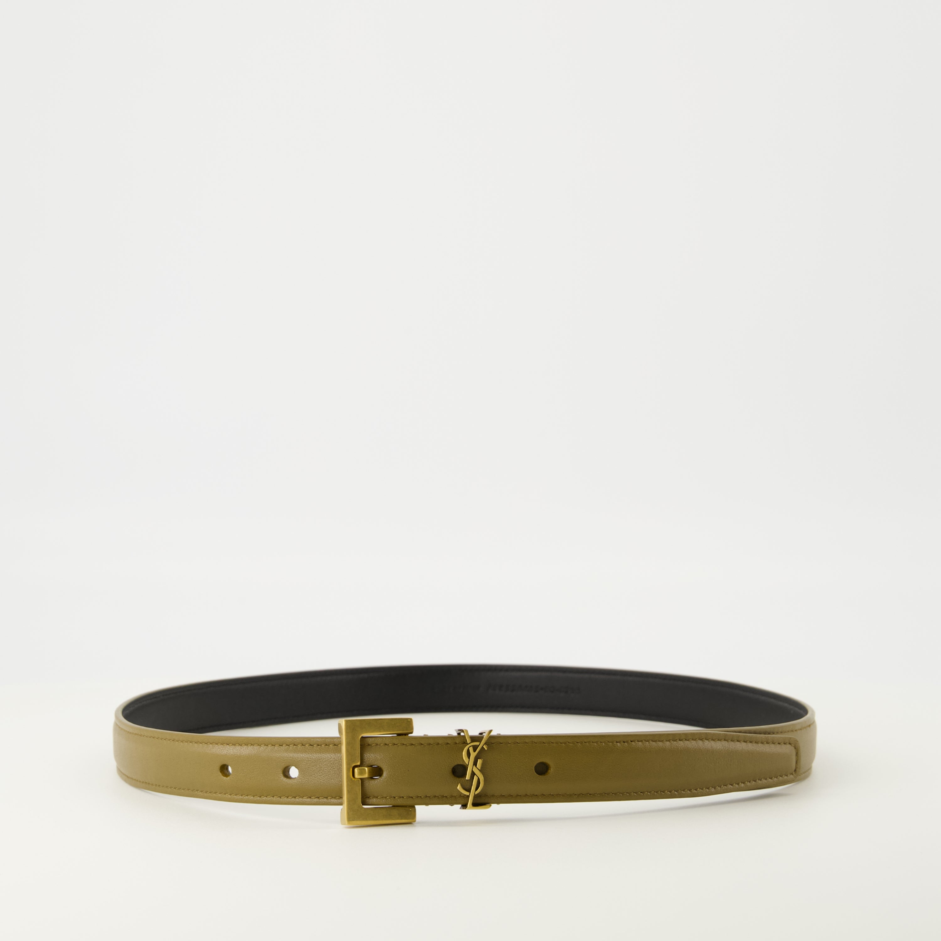 Image de l'article Ceinture Cassandre de la marque Saint Laurent pour Femme - Saison Automne-Hiver 2025 - Vue de Face