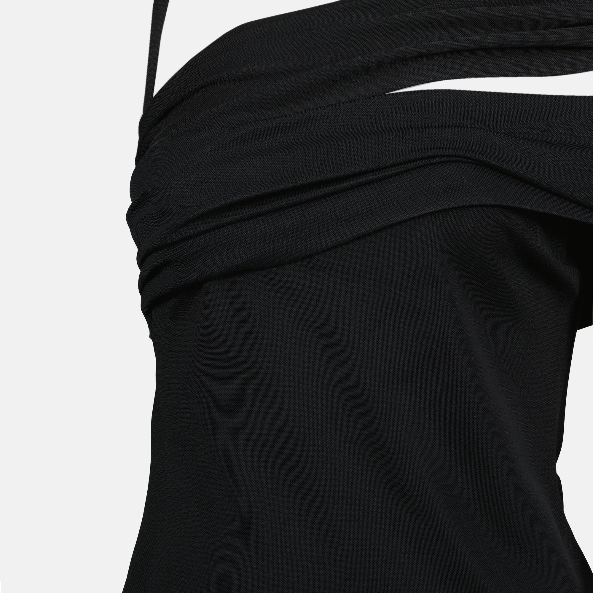 Tops Black Asymmetrical Top Versace Black Femme