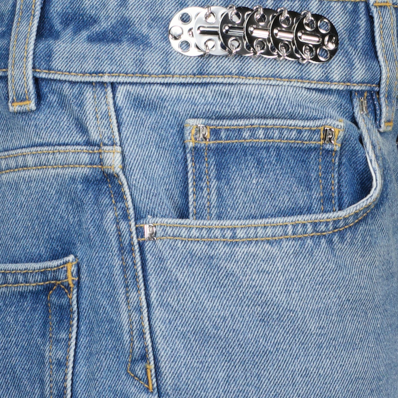 Hosen Signature Jean 1969 Rabanne Blau Femme