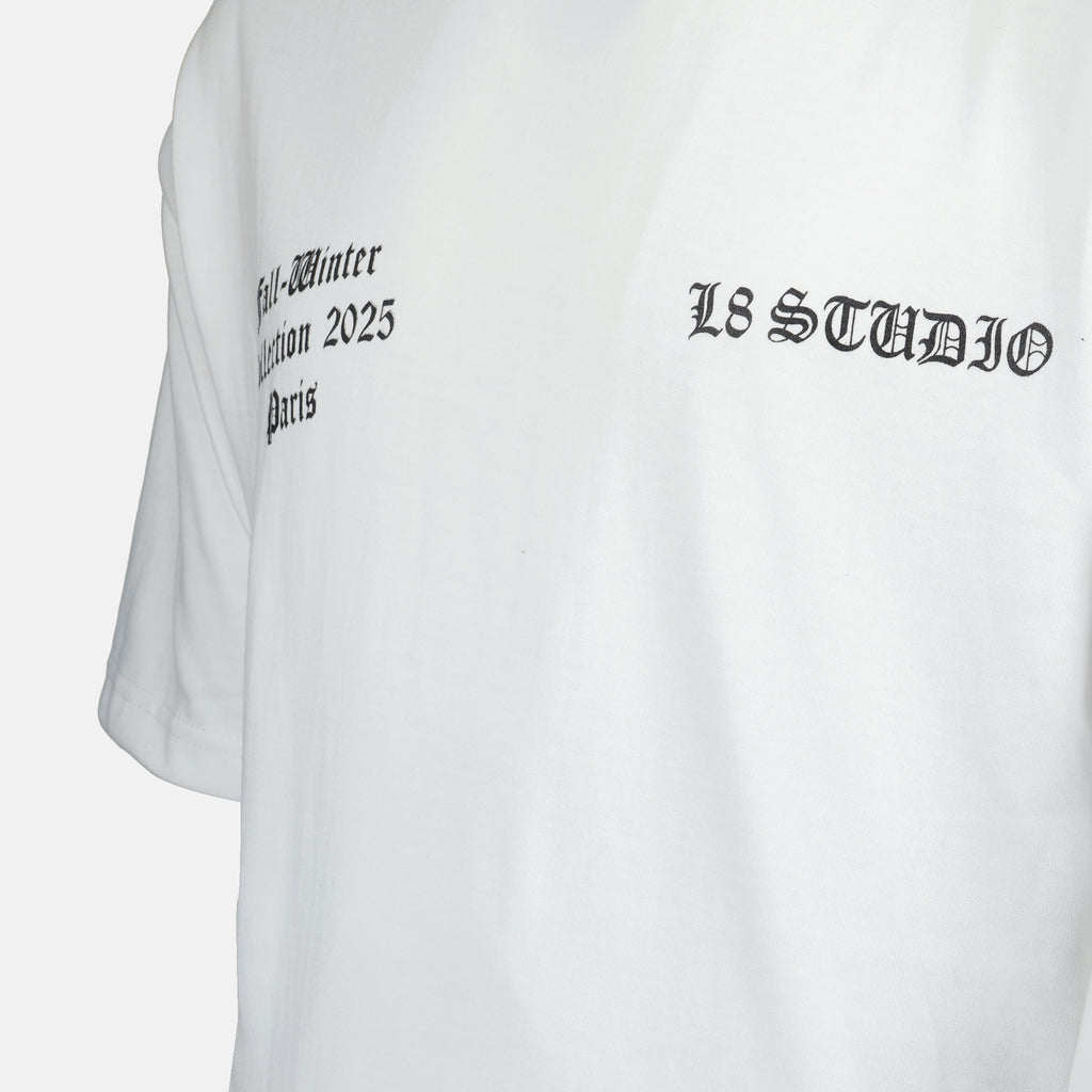 T-shirts T-shirt Passion du Christ L8 Studio Blanc Homme