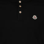 폴로 셔츠 로고 폴로 Moncler 검은색 남성