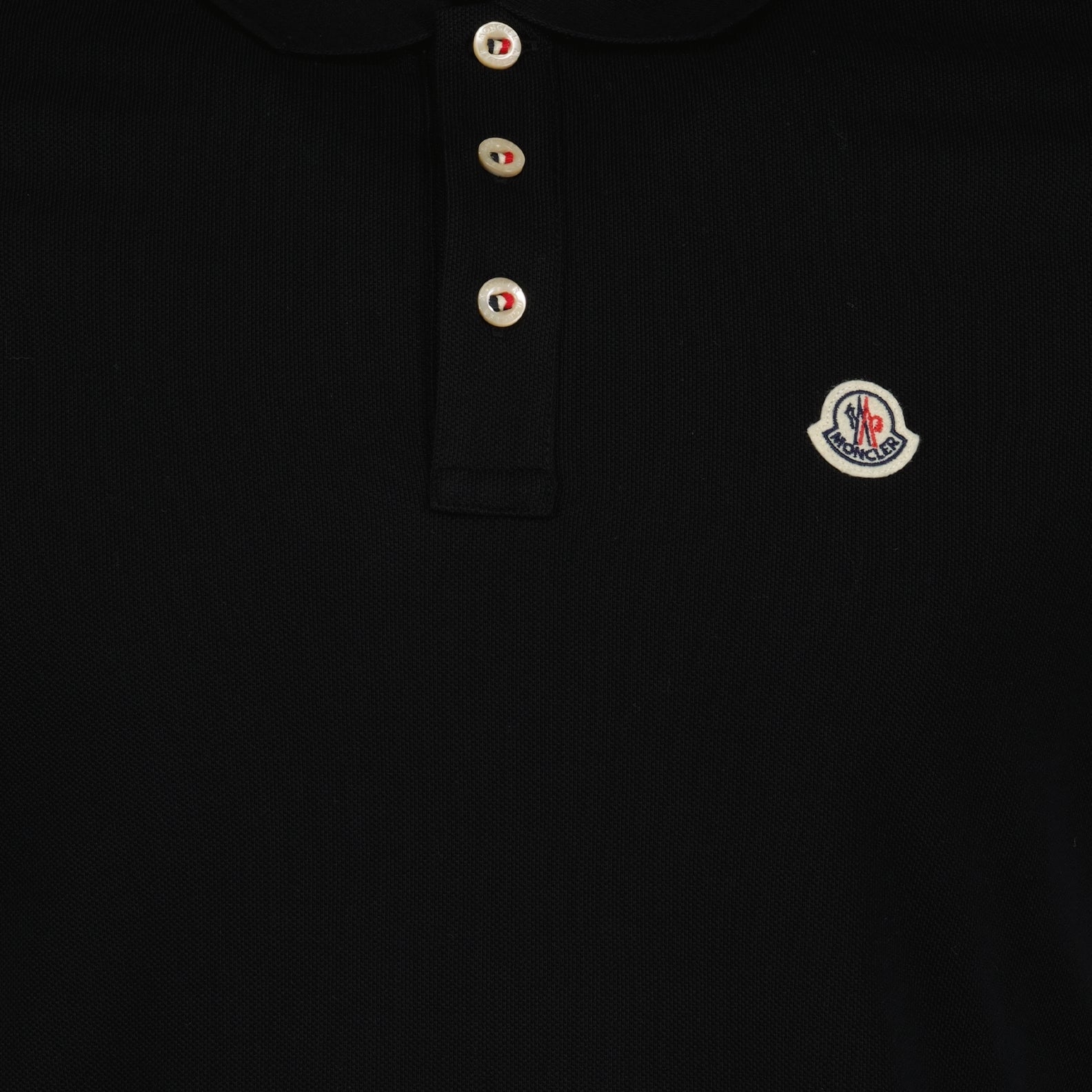 Polo shirts Logo Polo Moncler Black Men