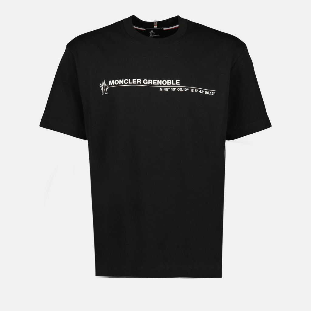 T-Shirts T-shirt imprimé Moncler Grenoble Schwarz Homme