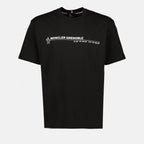 T-Shirts T-shirt imprimé Moncler Grenoble Schwarz Homme
