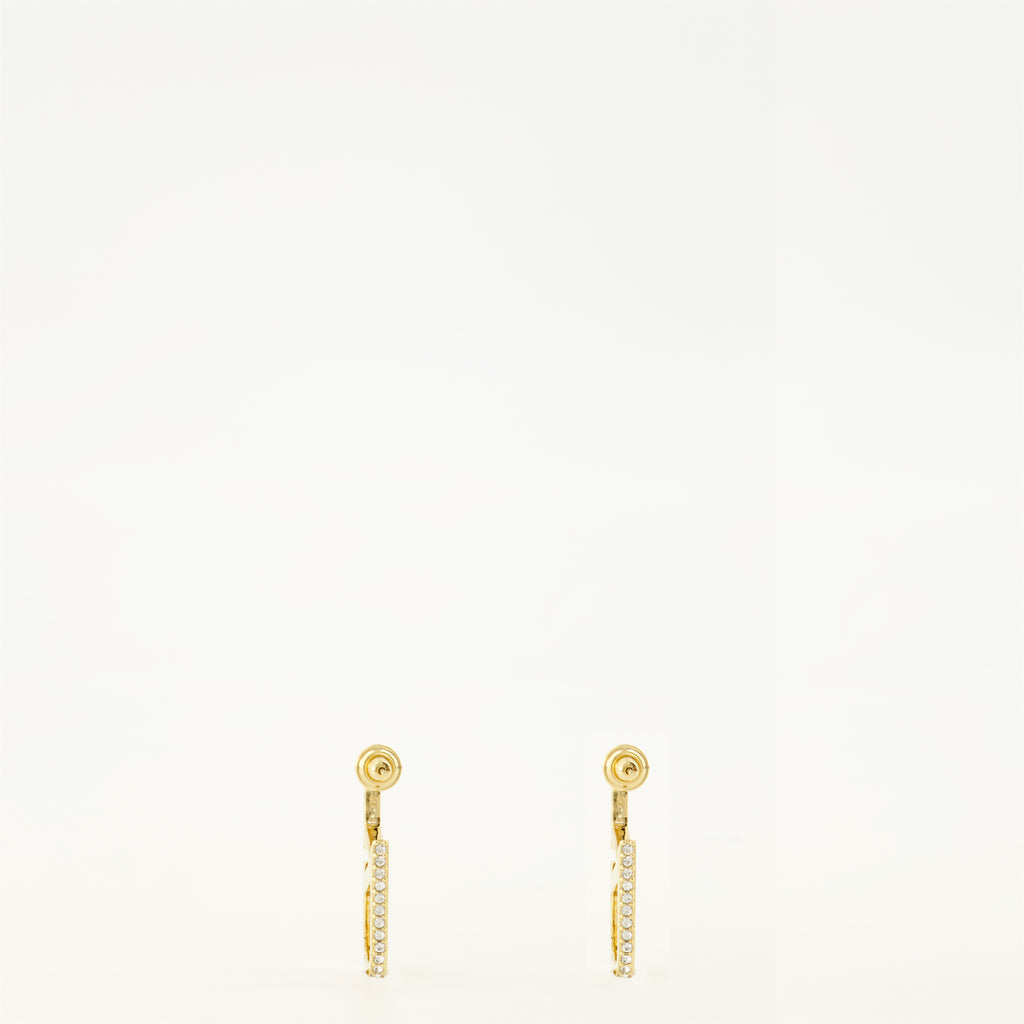 Bijoux Boucles d'oreilles VLogo avec Cristaux Swarovski® Valentino Garavani Doré Femme