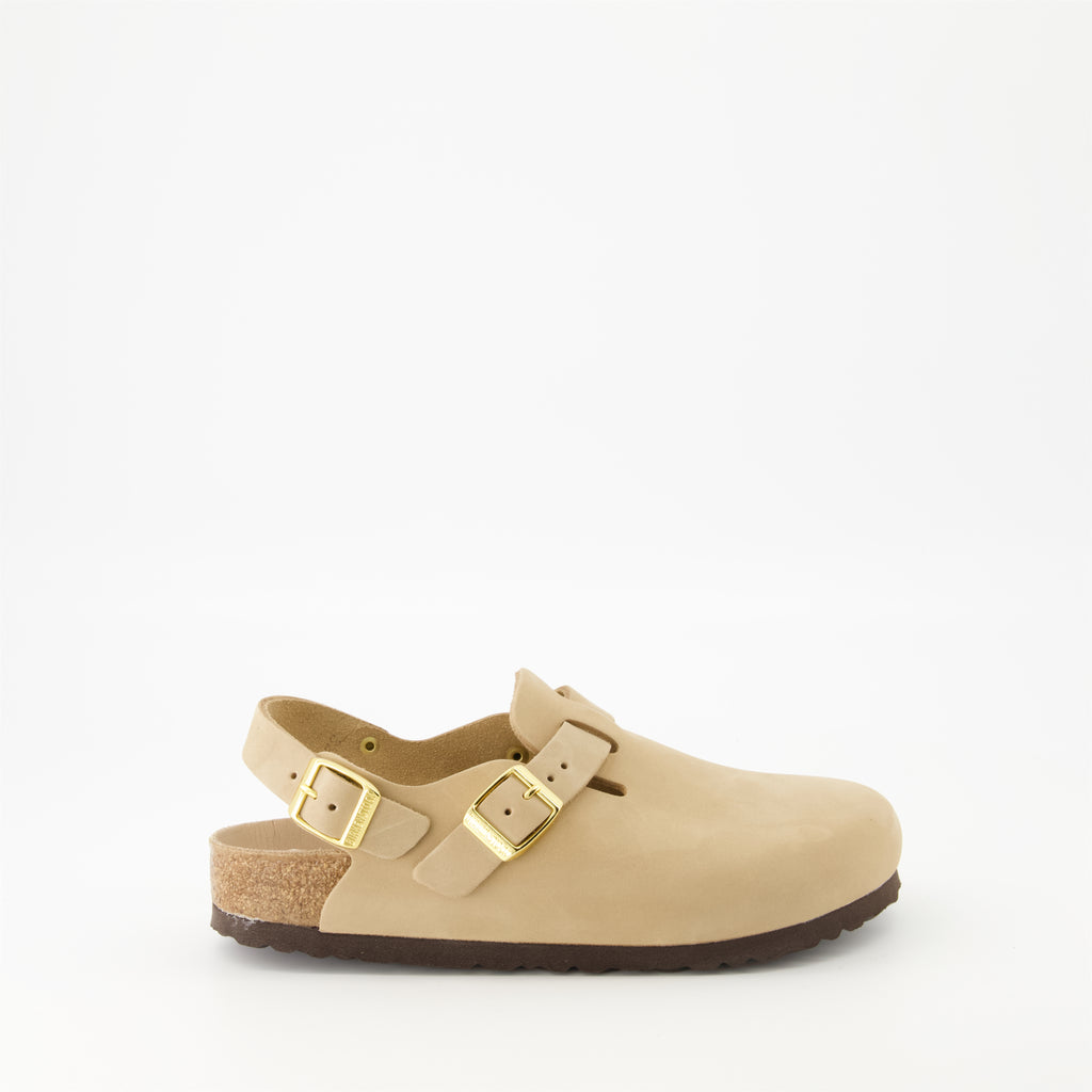 Open shoes Tokio Mules Birkenstock Beige Femme