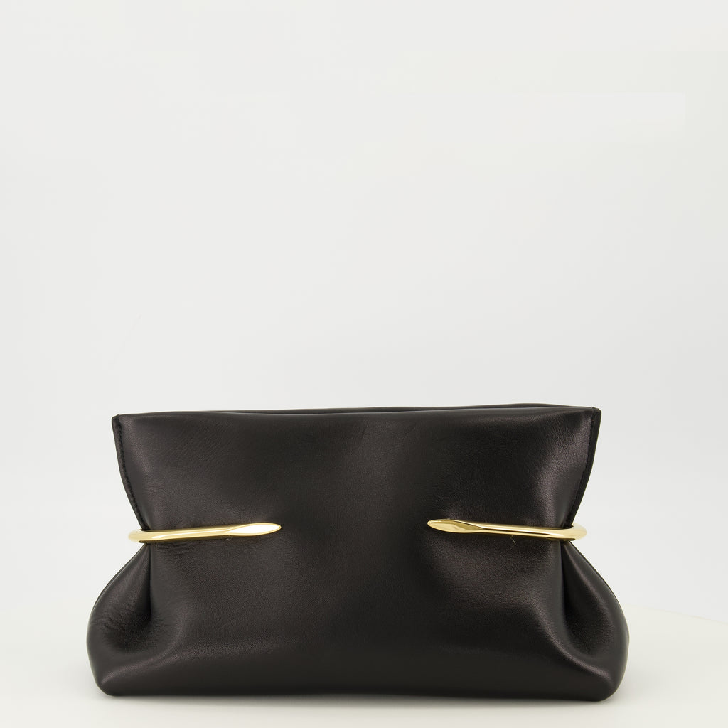 Pochettes Pochette Pinch en cuir nappa noir Givenchy Noir Femme