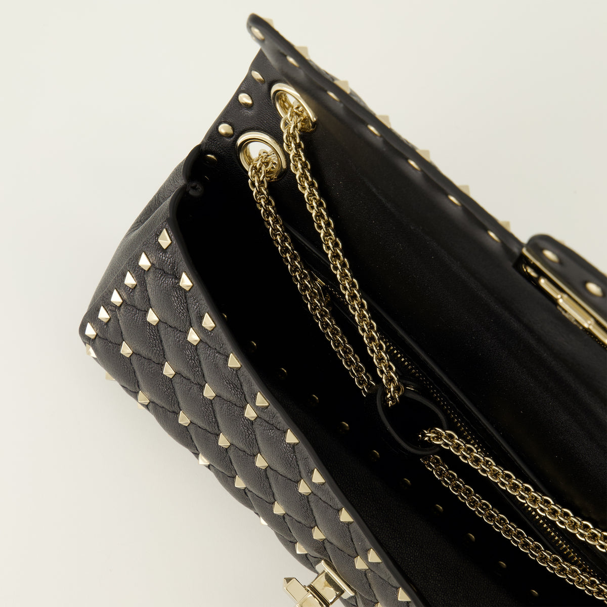Sacs à main et épaule Borsa Rockstud Spike Nera Valentino Garavani Noir Femme