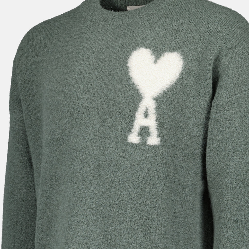 Knitwear Pull AMI de Coeur Ami PARIS Green Unisex