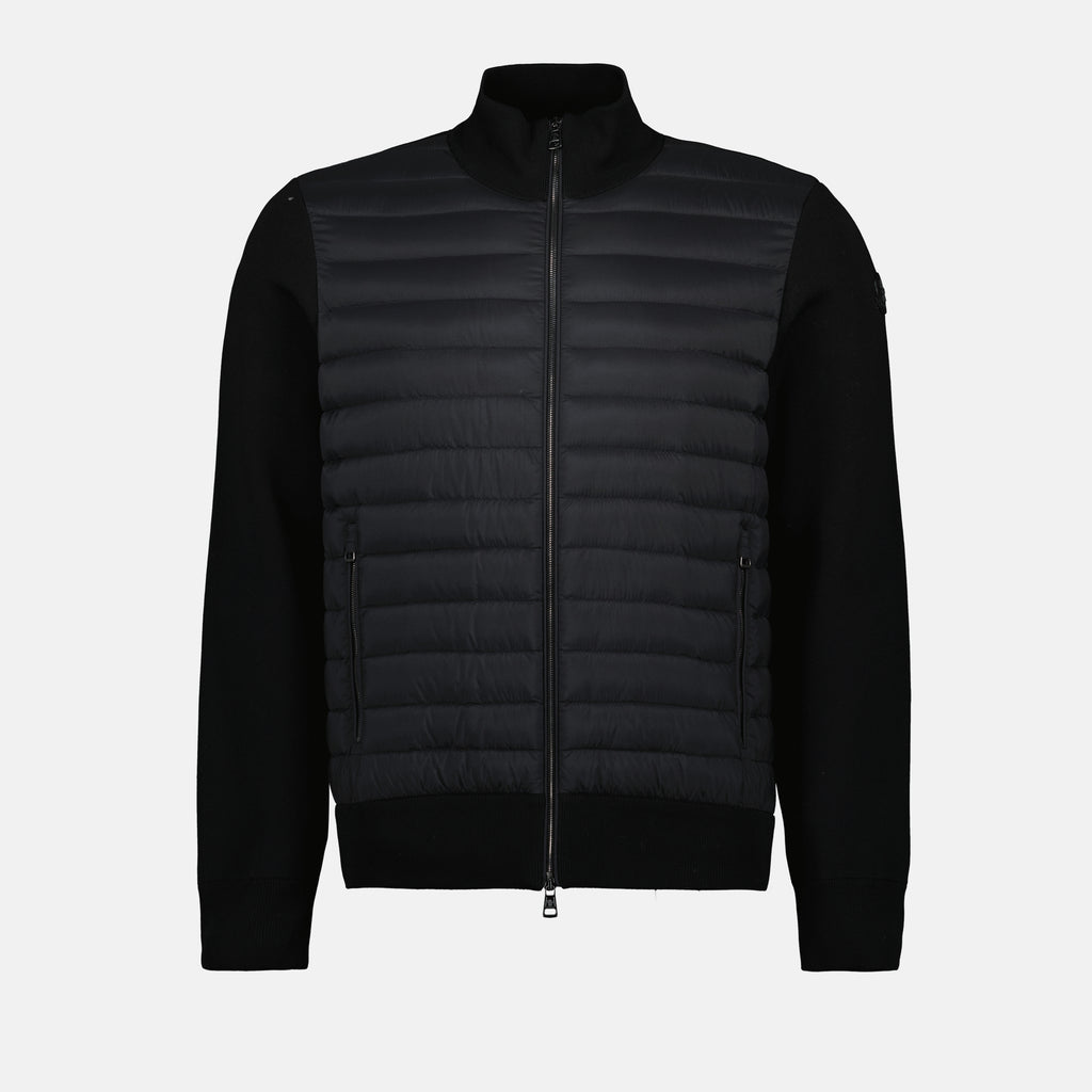 Jaquetas Casaco Interior em Tom Duplo Moncler Preto Homme