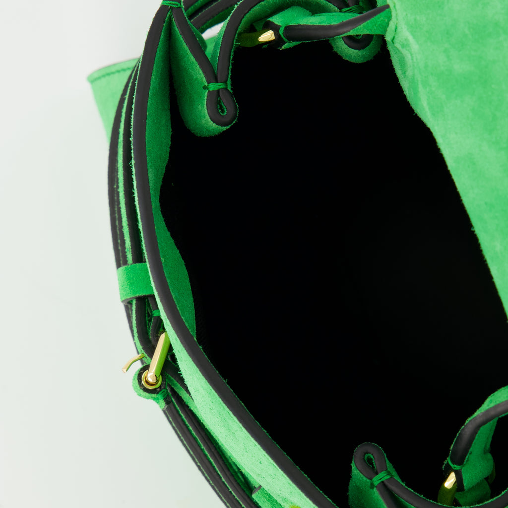 Sacs à main et épaule Sac Tie Me small Moschino Vert Femme