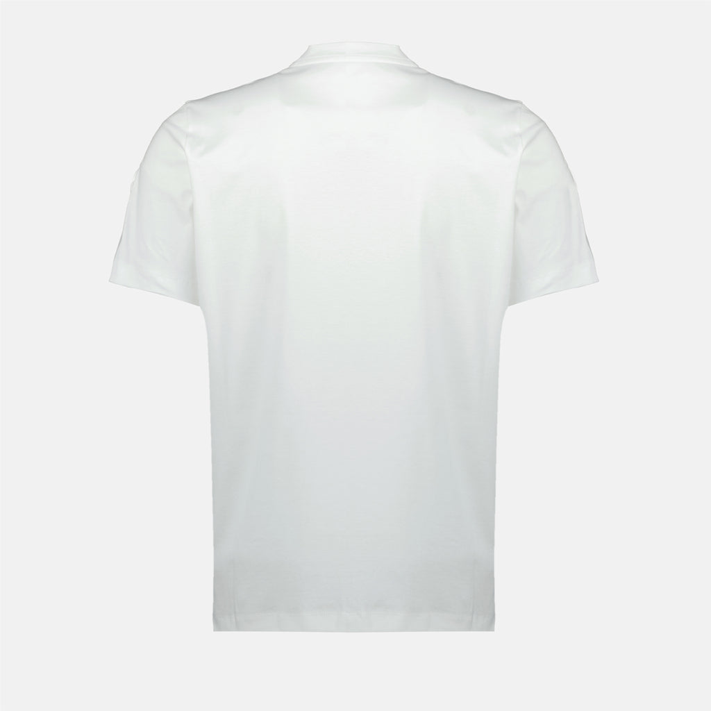 T-shirt T-shirt Bianca con Logo Moncler Bianco Homme