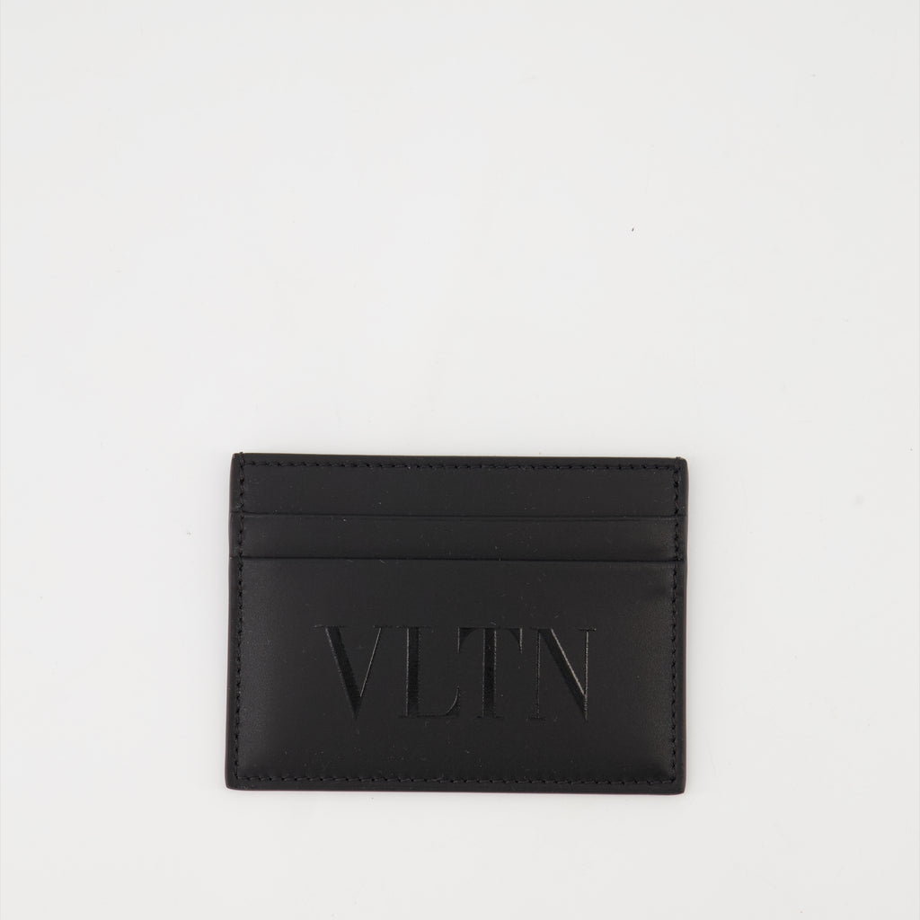 Piccola pelletteria Porte-cartes VLTN Valentino Garavani Nero Homme