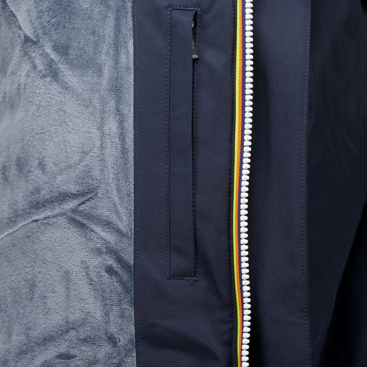 Manteaux Veste Jarno Twill Marmotta bleu marine K-Way Bleu foncé Homme