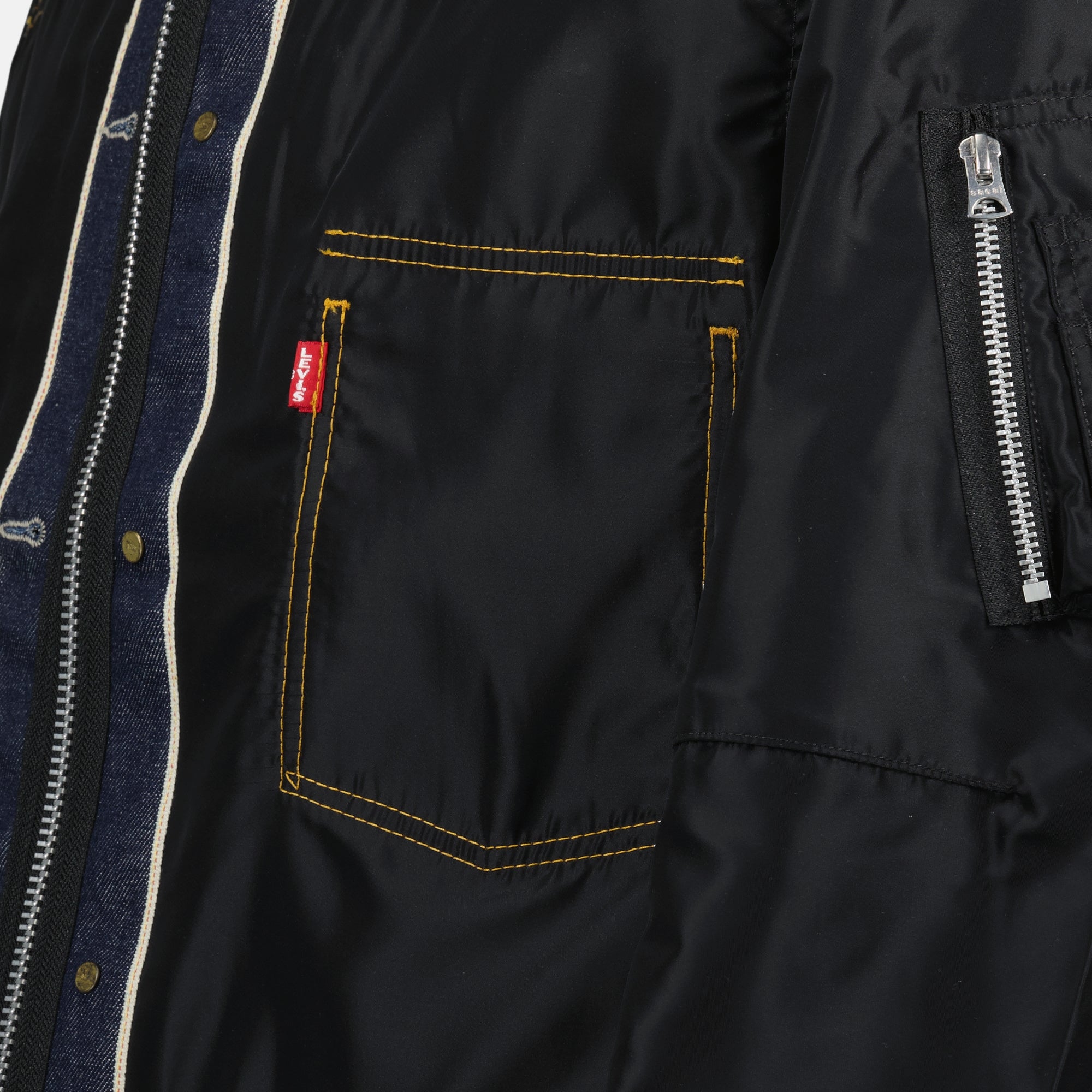 Jackets Reversible Jacket Sacai x Levi's Sacai Black Men