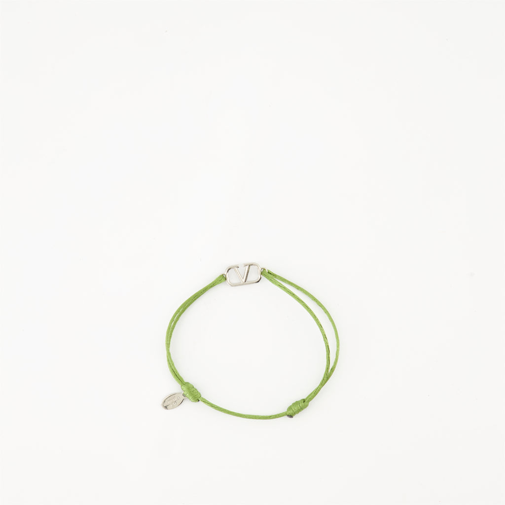 Joias Bracelet cordon Vlogo Valentino Garavani Verde Homme