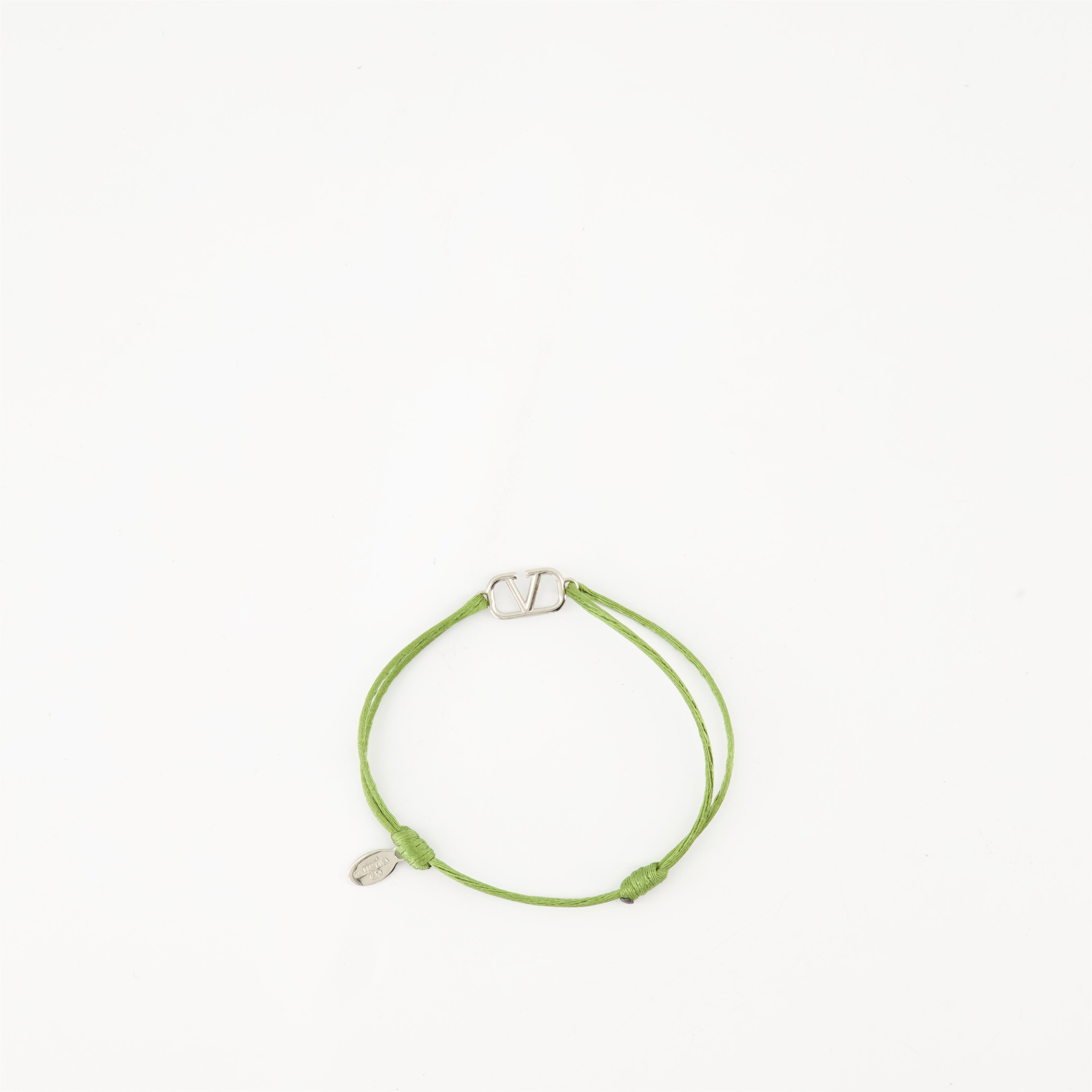 Joias Bracelet cordon Vlogo Valentino Garavani Verde Homme