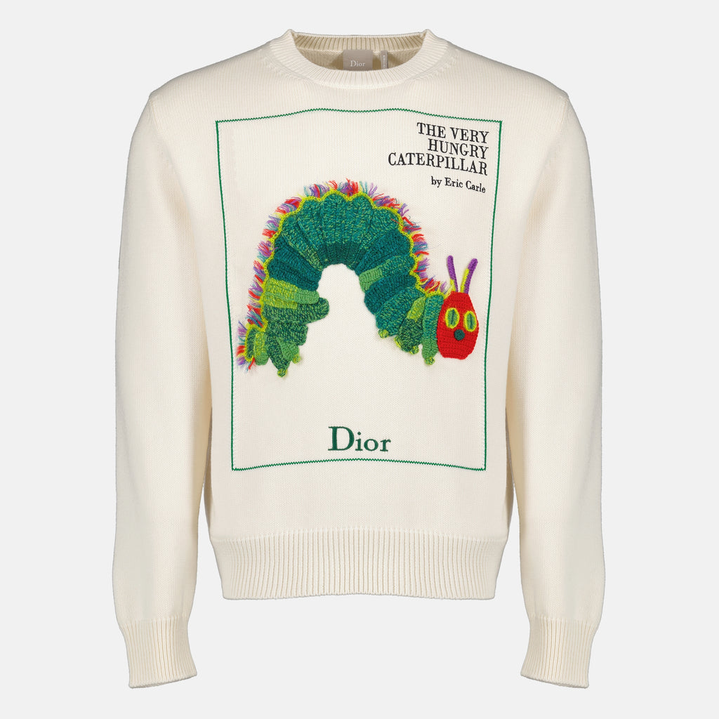 Maille Pull Book Cover blanc Dior Blanc Homme