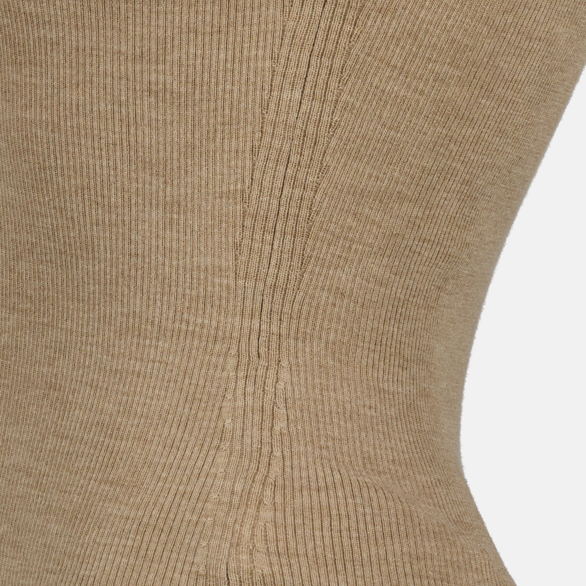 Maille Top en laine marron Max Mara Beige Femme