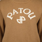 Bild des Patou Wollpullovers für Frauen - Herbst-Winter 2025 - Detailansicht_3