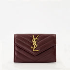 Petite maroquinerie Billetera Cassandre Saint Laurent Bordeaux Femme