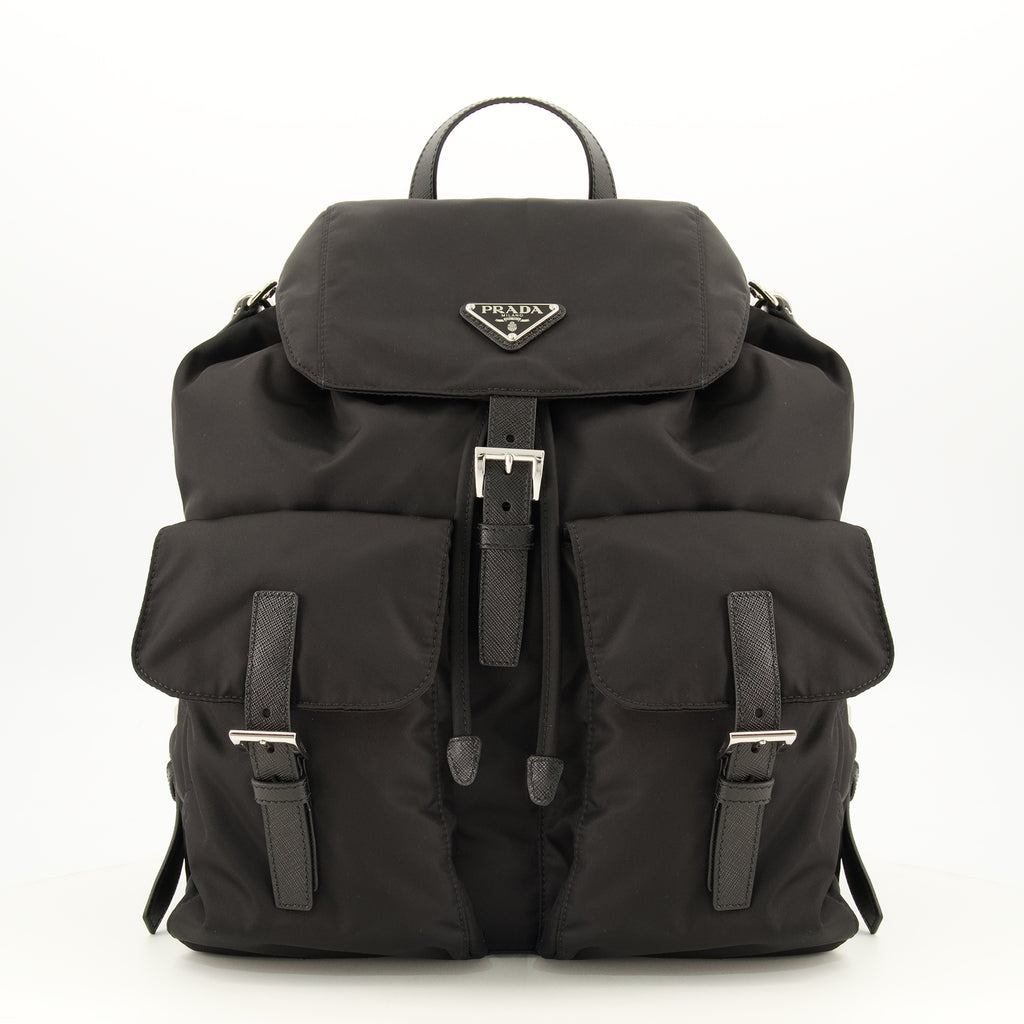 Sacs à dos Zaino Re-Nylon Nero Prada Noir Homme