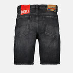 Shorts Short en jean D-fin Diesel Black Homme