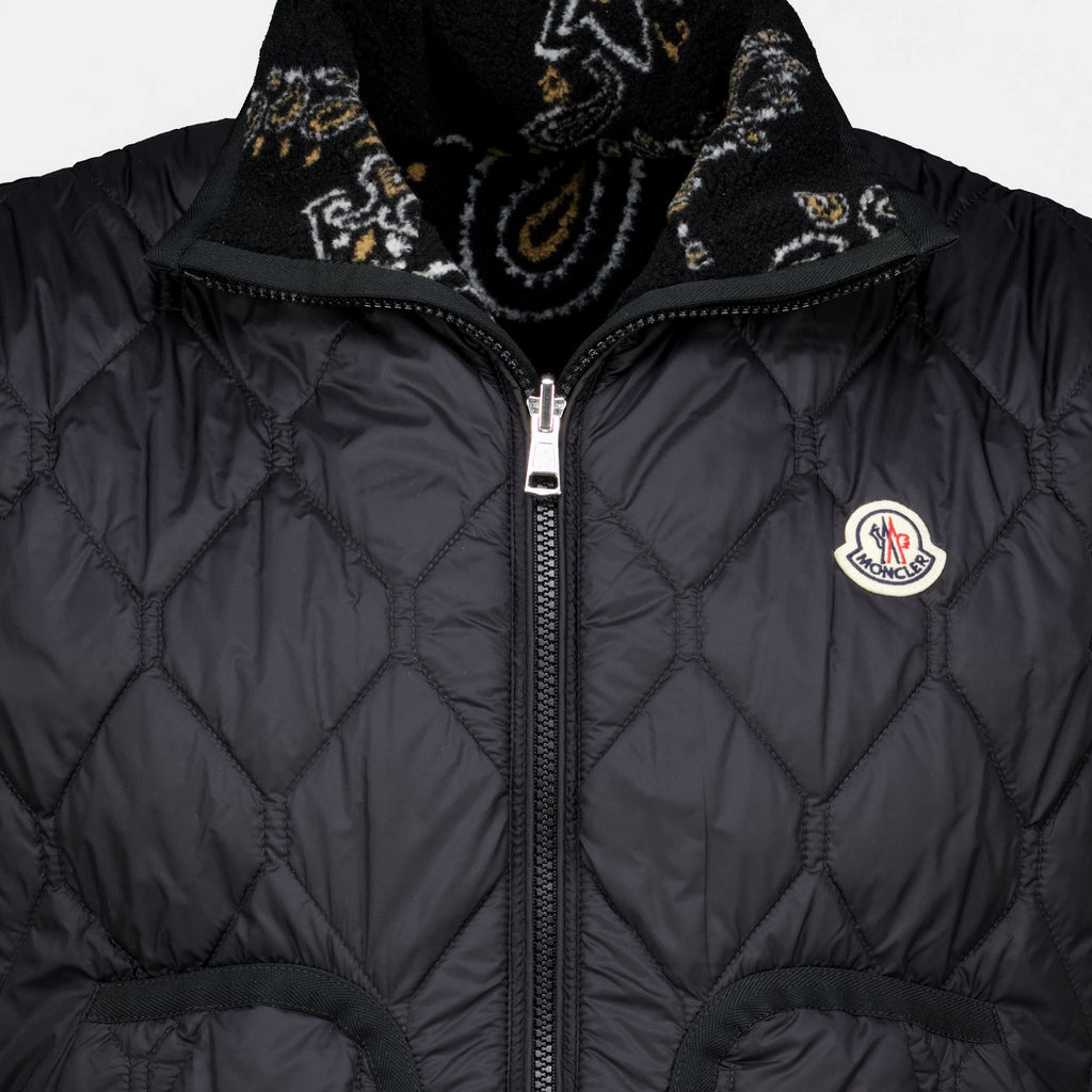 Vestes 리버시블 테디 민소매 재킷 Moncler Noir Homme