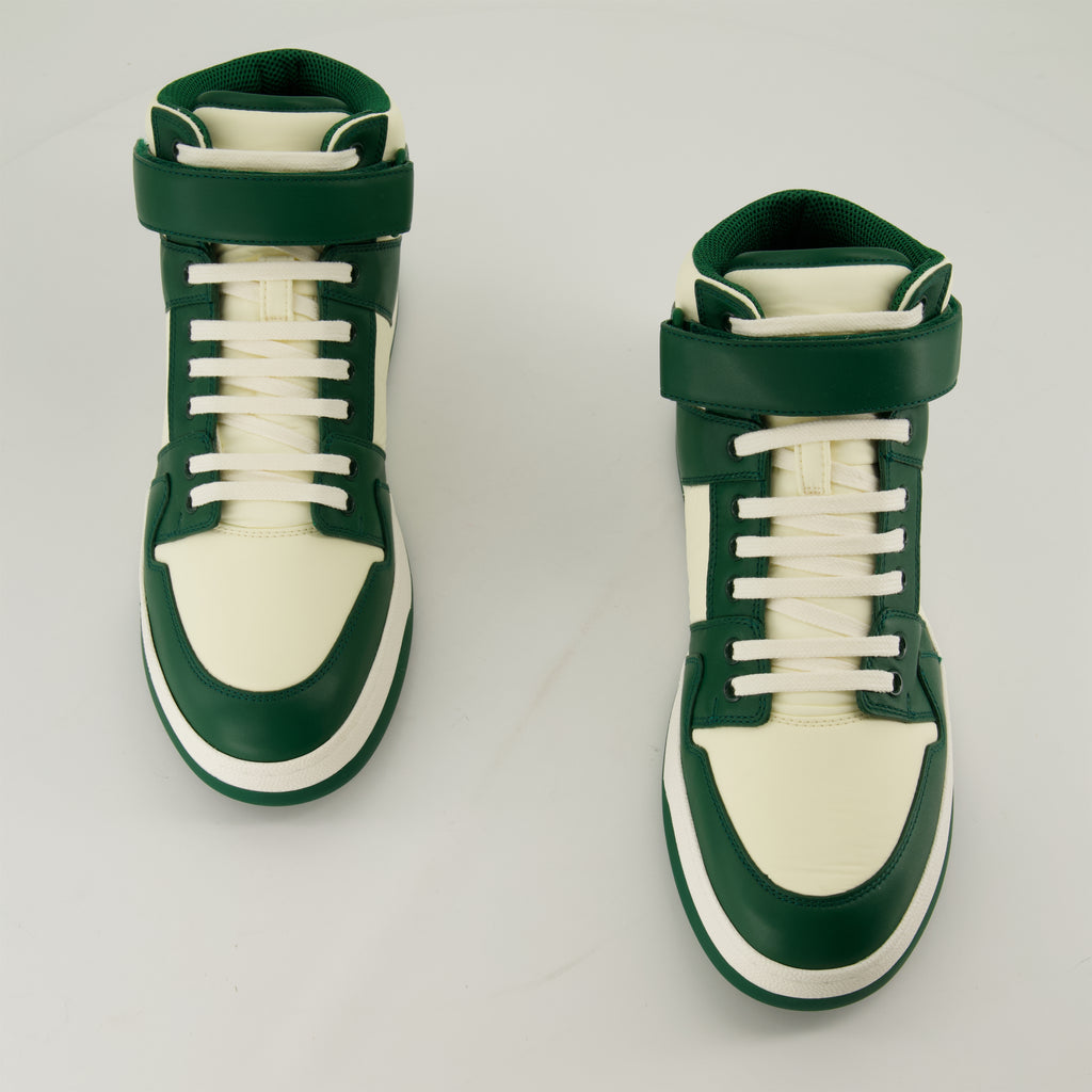 Sneakers Lax High-Top Sneakers Saint Laurent Green Homme