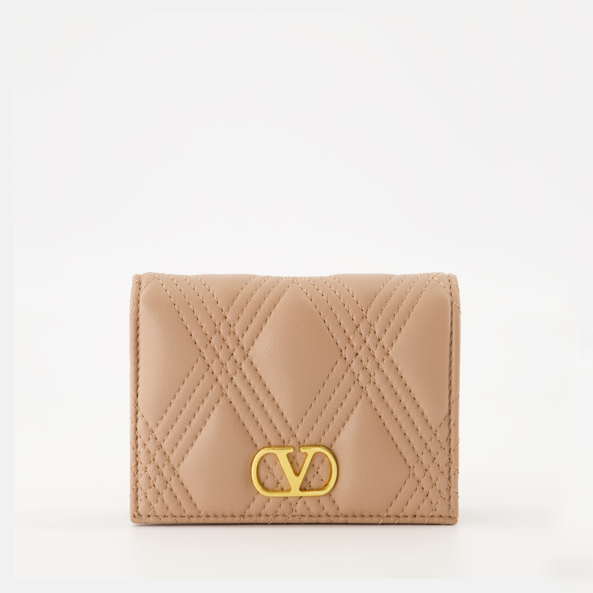 Petite maroquinerie Quiltie 67 Geldbörsen Valentino Garavani Rose Femme