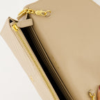 Shoulder bags Chain Envelope Wallets Saint Laurent Beige Women