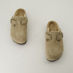 オープントゥシューズ ファー ボストン ミュール Birkenstock ベージュ ユニセックス