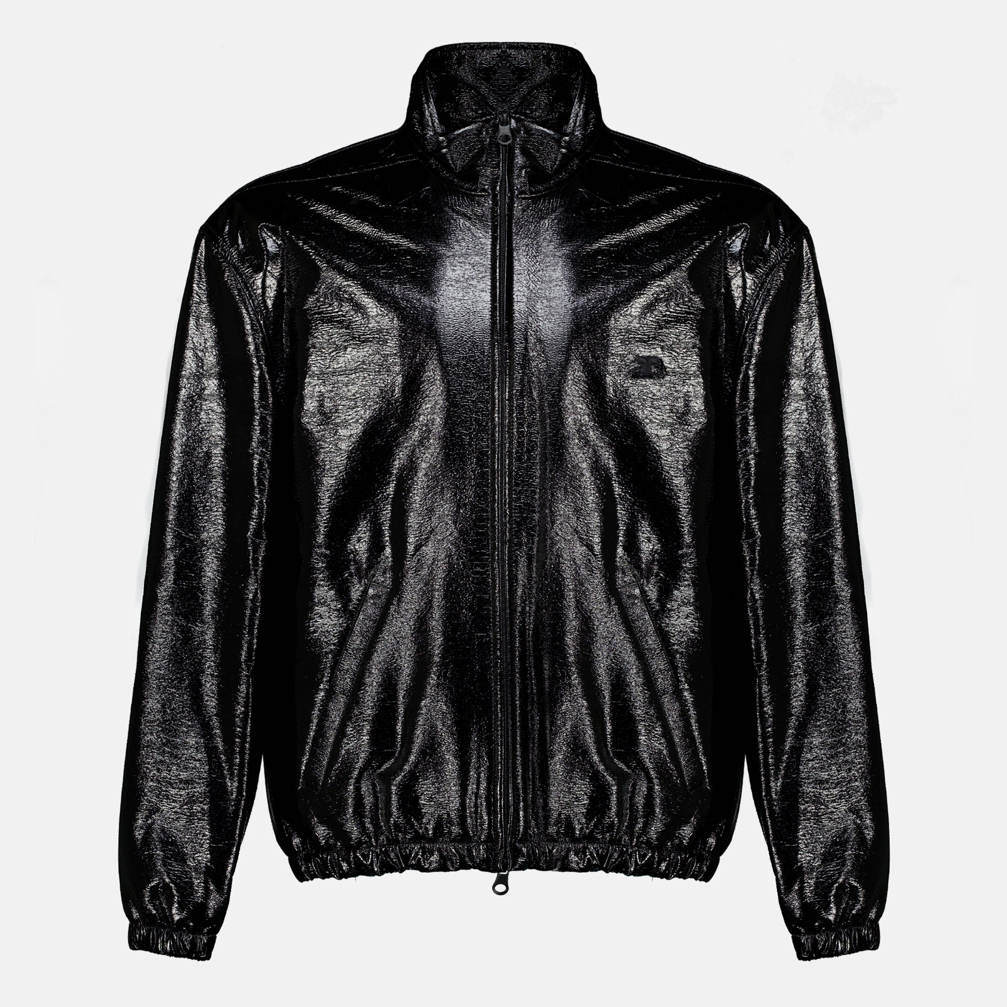 Vestes 검은색 비닐 트랙수트 재킷 Courrèges Noir Femme