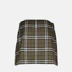 Bild des Burberry Damen Minirock mit Karomuster - Herbst-Winter 2025 - Detaillierte Ansicht 2