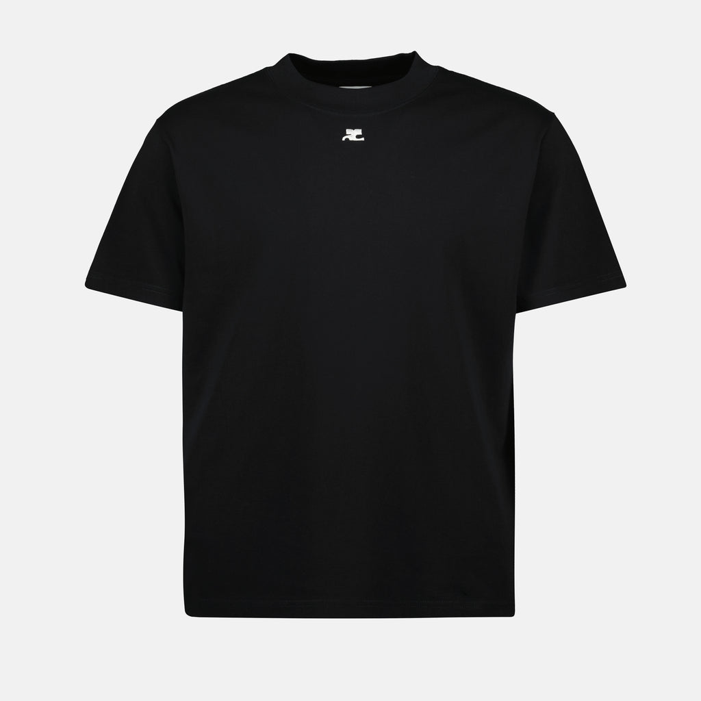 T-shirts Camiseta Oversize Courrèges Noir Homme