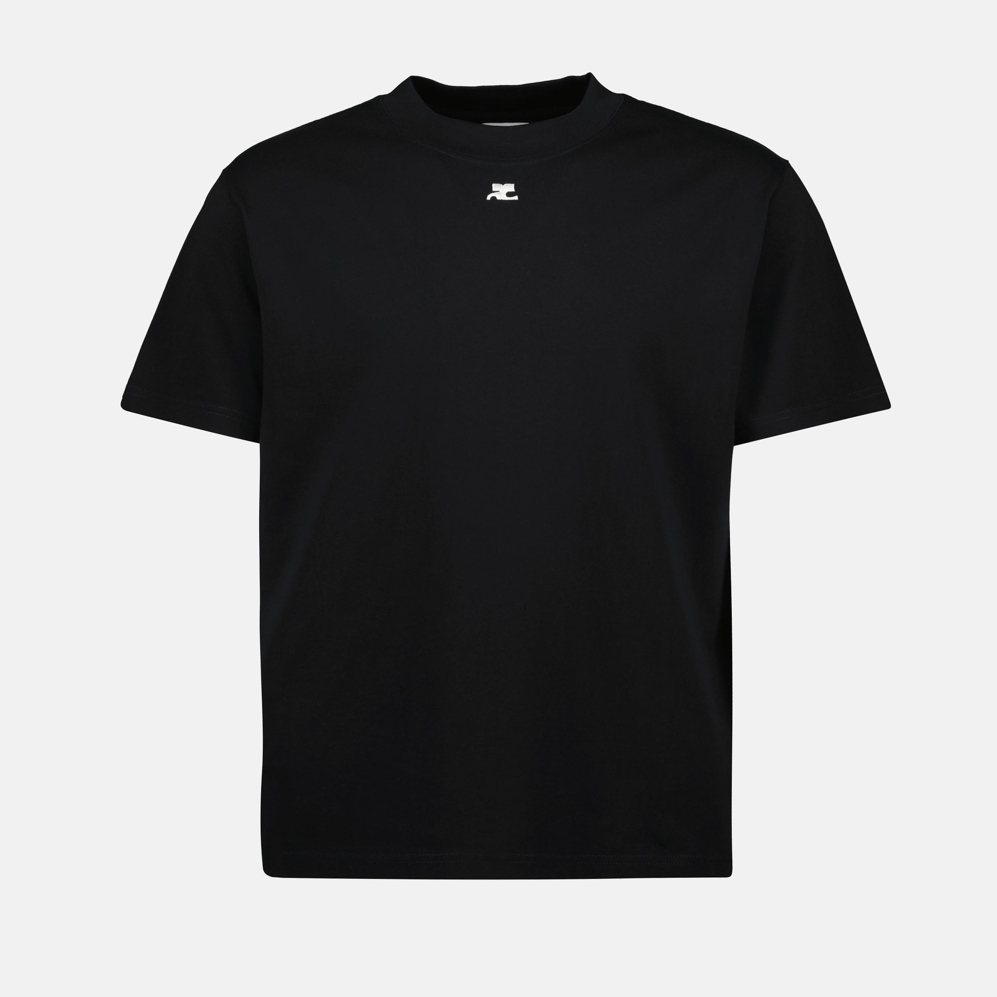 T-shirts Camiseta Oversize Courrèges Noir Homme