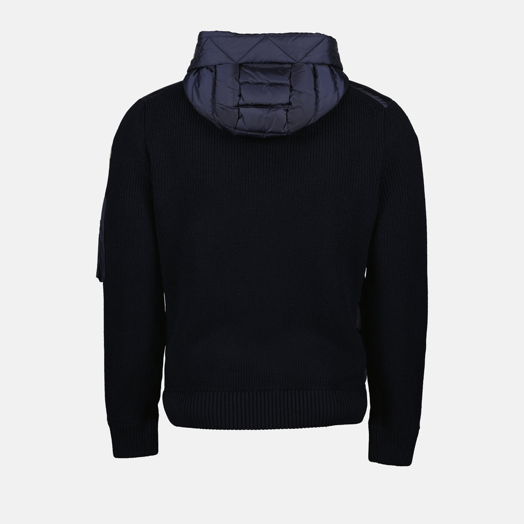 Vestes Veste bi-matière Moncler Bleu foncé Homme