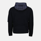 Vestes Veste bi-matière Moncler Bleu foncé Homme